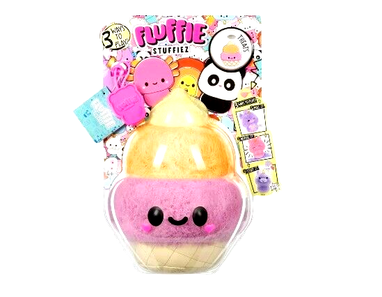 Fluffie Stuffiez small *ICE CREAM* Pull Fluff to Reveal Plush