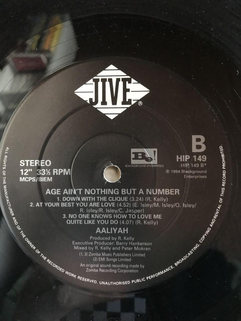 洋楽 AALYAH JIVE 洋楽 AALYAH JIVE Aaliyah - Age Ain't Nothing But A Number