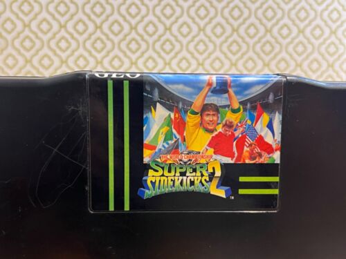 Super Sidekicks 2 Neo Geo AES USA Tested (Authentic) Good Condition - Picture 3 of 13