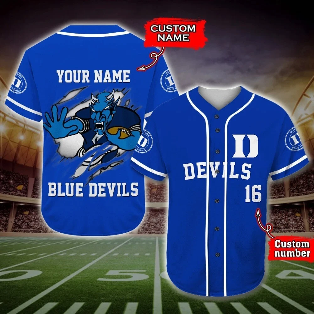 Custom Duke Blue Devils Jersey, Duke Blue Devils Football Gear