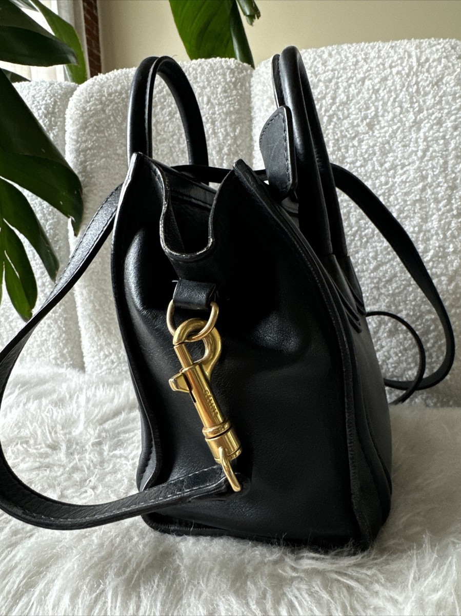 CELINE Phoebe Philo Luggage Nano Handbag Smooth Leather