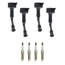 Hitachi 4 Ignition Coil 4 NGK Iridium Spark Plugs Kit For Escape 1.5 L4 Ecoboost