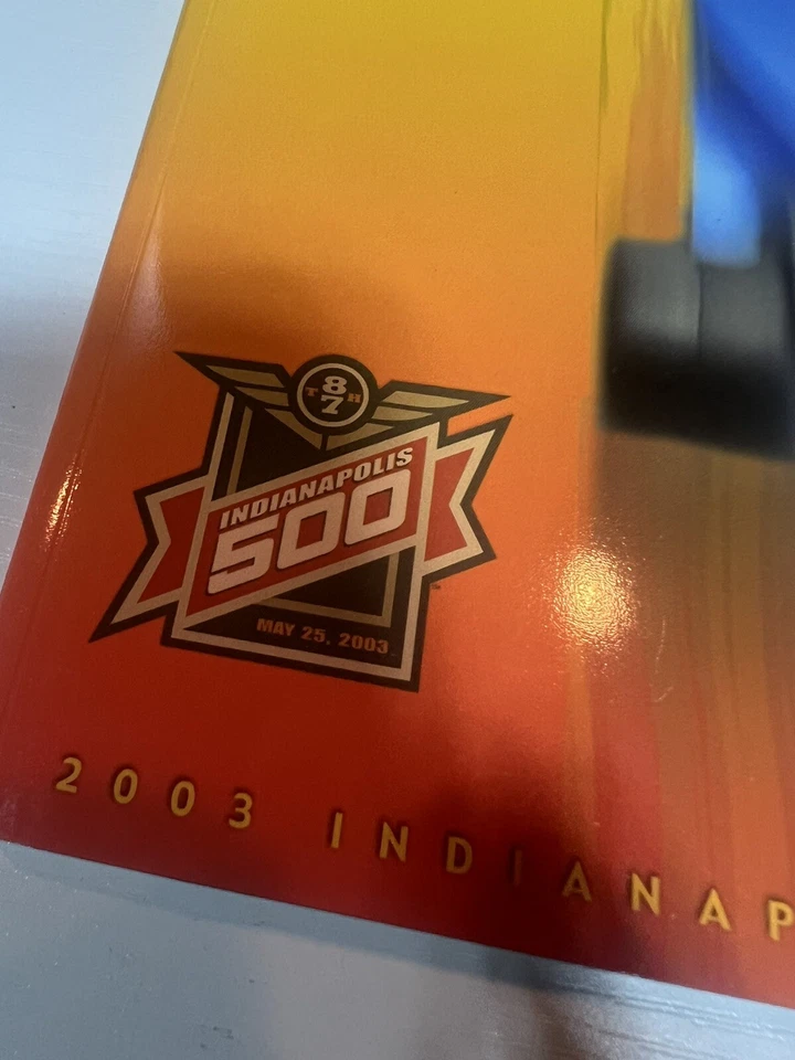 2003 Indianapolis 500 Souvenir Pre Owned Program 87th Running Indy 500 - Image 2 of 4