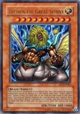 Heavily Played, English Yu Gi Oh Theinen the Great Sphinx - EP1-EN001 - Ultra Ra