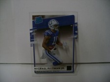 MICHAEL PITTMAN JR  2020 DONRUSS RATED ROOKIE CLEARLY #RR-MP  