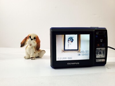 NIB!!!】Olympus FE-45 12MP 5X Optical Zoom Digital Camera Blue