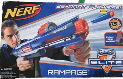 NERF 98697 N-strike Elite Rampage Blaster 25 Dart Drum