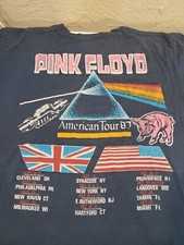 Vintage  87 Pink Floyd American Tour A Momentary Lapse Of Reason Shirt The Wall