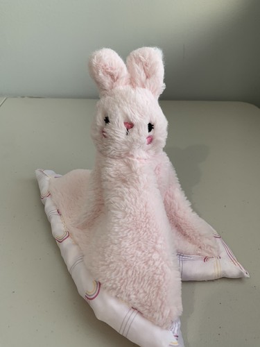 Pink Bunny Rabbit Lovey Security Blanket Baby Plush Toy Parent’s Choice Soft - Picture 4 of 8