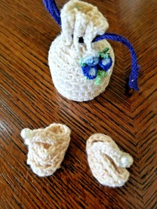 crochet doll purse