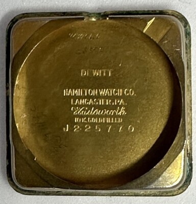 Hamilton‎ 747 Watch Vintage 10K Gold Plated Not Working Womens Speidel Band 26MM Hamilton 747 Watch Vintage 10K Gold Plated Not Working  main image 4