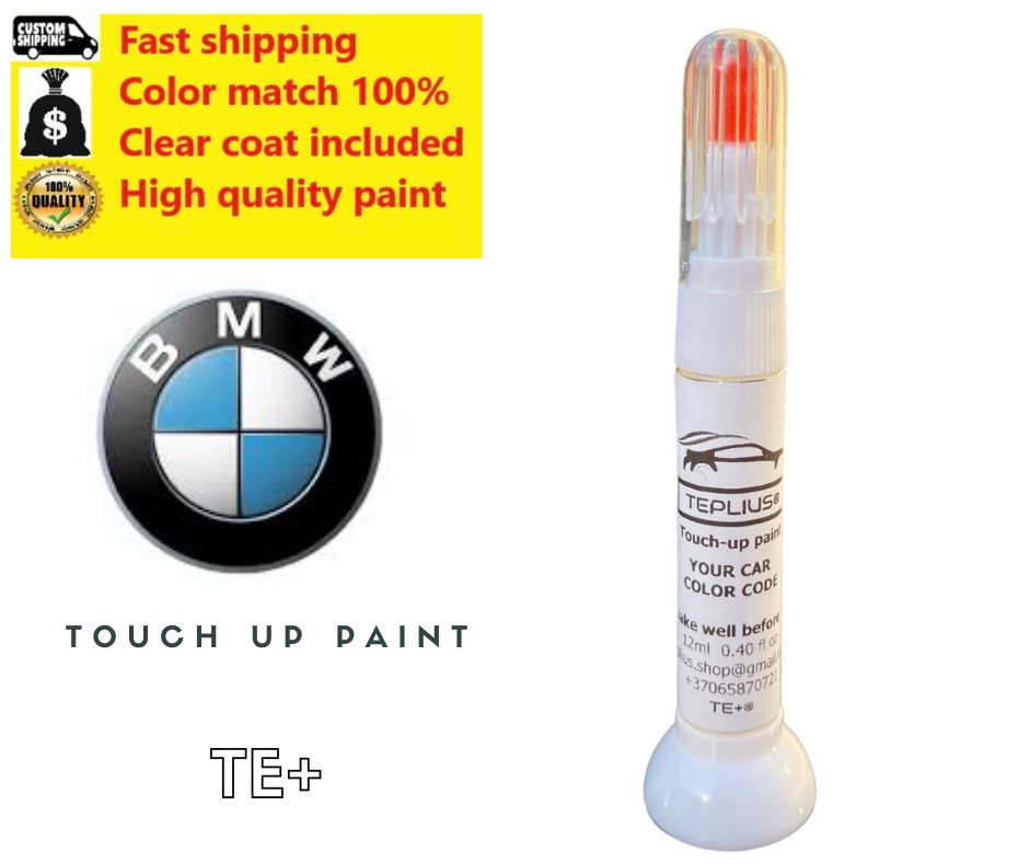 For BMW A83 GLACIERSILBER Touch up paint pen with brush (SCRATCH REPAIR
