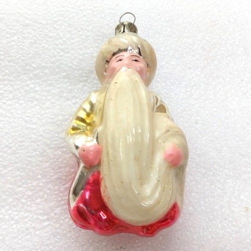 Ancien Ornement de Noël en coton Vintage Sapin Xmas Nouvel An #93251