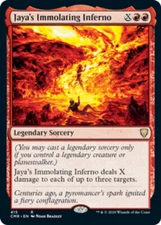 x1 Jaya's Immolating Inferno - Theme Deck Exclusive R MTG Commander Legends M/NM