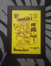 VAN HALEN ☆ Barnacle Bill's 1975 Promo Magnet 2.5x3.0 Inches 