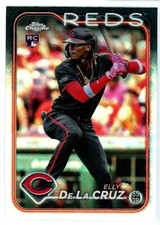 2024 Topps Chrome ELLY DE LA CRUZ Logofractor Refractor RC #44 Reds