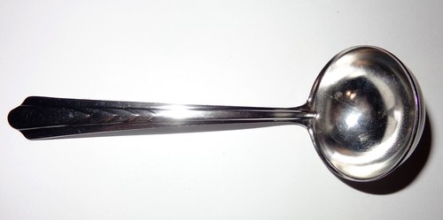 Cucchiaio da portata vintage EKCO CHEVRON LADLE Inox USA - Foto 2 di 4