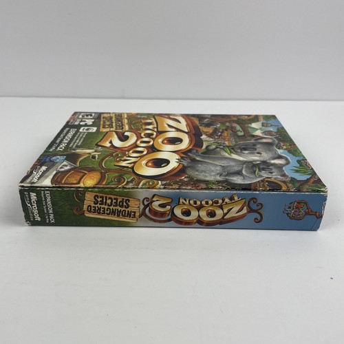 Zoo Tycoon 2 Endangered Species Expansion Pack CIB Complete W/Manual - Picture 4 of 15