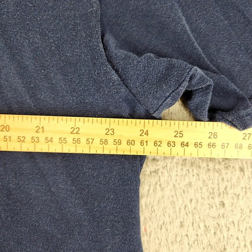 Levi's Shirt Mens 2XL Blue Spellout Tab Trees Outdoors Crew Neck Short Sleeve - Picture 7 of 7