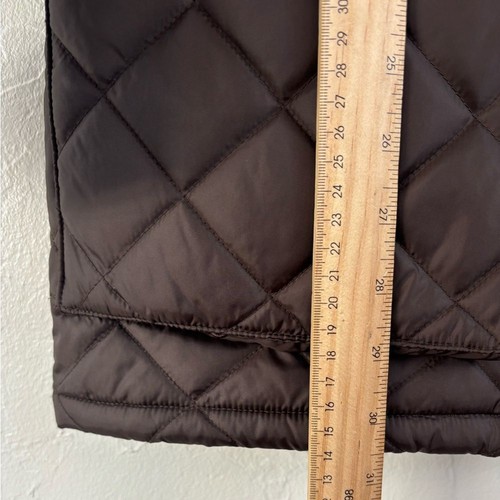 COLE HAAN Men Quilted Barn Chore Coat Jacket Corduroy Collar Large Elbow Patch - Picture 10 of 16