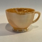 UNMARKED Cup Peach Luster 8oz Fire King Anchor Hocking Smooth