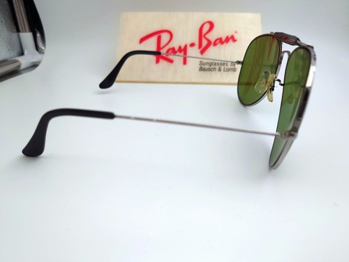 RARE Ray-Ban Bausch&Lomb vintage W0882 Outdoorsman II 62mm gunmetal silber RB-3 - Bild 9 von 16