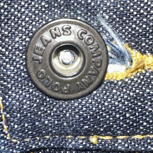 Vintage Ralph Lauren Polo Jeans "Stovepipe" Größe 2 Leder seitliche Taillengürtel 28 x 31,5 - Bild 16 von 18