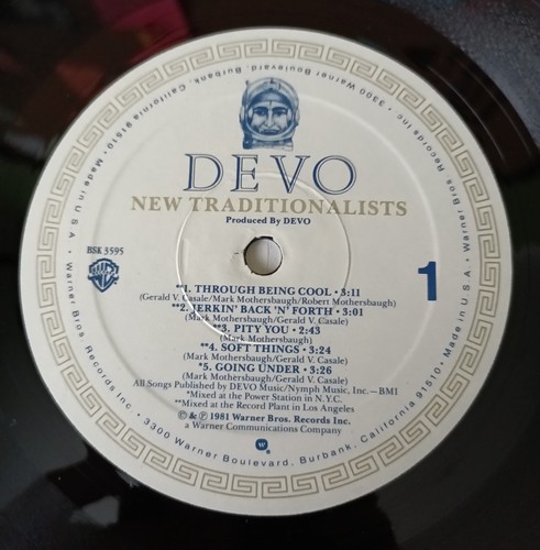Devo New Traditionalists Vinyl Lp 1981 ORIG Ultrasonic Clean VG Strong/VG - Picture 3 of 5