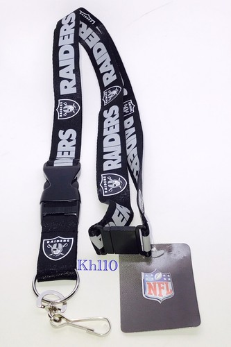 NFL Las Vegas Raiders keychain Lanyard - Pick Your Color! - Picture 36 of 45
