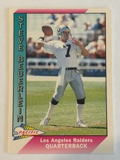 1991 Pacific #227 Steve Beuerlein Los Angeles Raiders