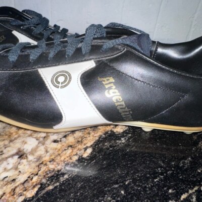 Etonic Soccer Cleats “Argentina” Size 8 / Black White | eBay display picture 2