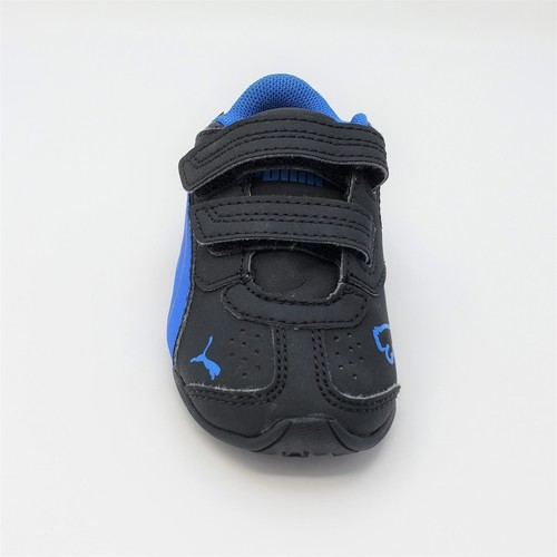 Puma Tazon 5 TD Bebé Niño Pequeño Negro Azul Zapatos Sin Cordones Tenis 359152 02 Talla 5C - Imagen 6 de 12