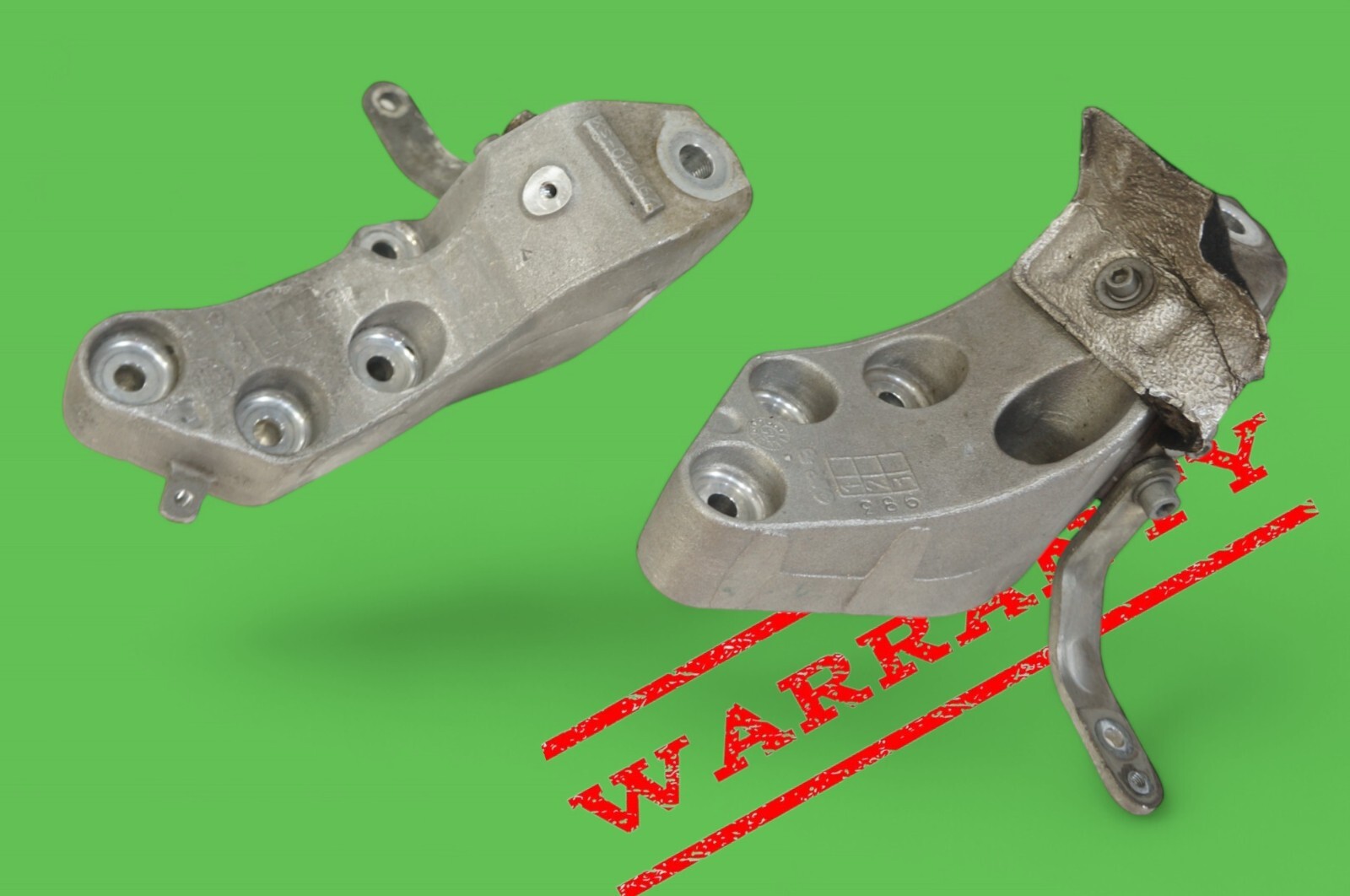 2014-2019 maserati ghibli 3.0 v6 engine motor mount bracket support pair 2