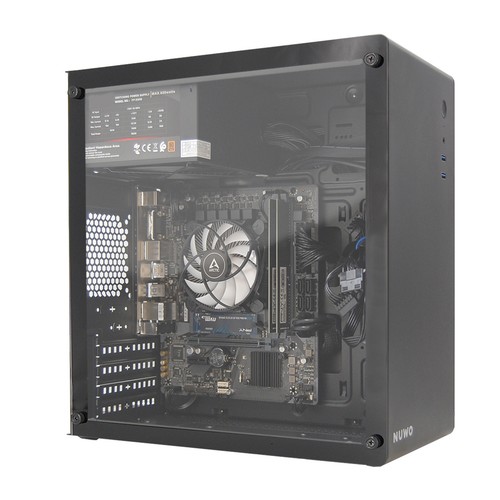 Ordinateur PC Bureau Assemblé i5-12400 16Gb 500Gb Windows 11 Office 2021 Noir - Photo 2/5