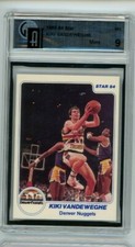 1983 84 Star KIKI VANDEWEGHE XRC RookiE GAI 9 MINT  