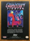 Quantum Fighter NES Nintendo 1991 Vintage Print Ad/Poster Authentic 1990's Art