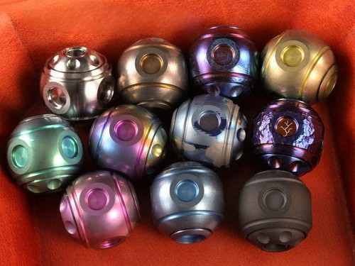 Titanium Knife Lanyard Bead Paracord Necklace Pendant Fidget Spinner EDC Charm - Picture 2 of 27