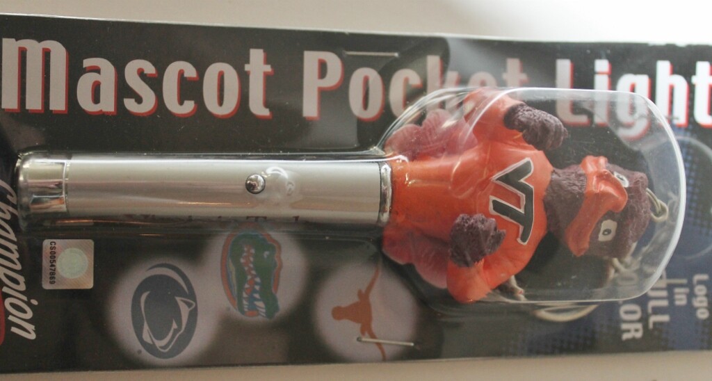 VT VIRGINIA TECH Hokie Mascot Pocket Light-Champion Treasures -Discontinued -NIP