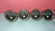 2 52mm Electrical Oil Pressure Temperature Volt Fuel Gauge -chrome
