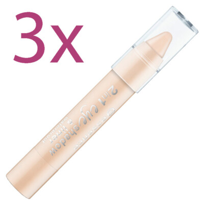 3 Stk. 2 in1 Eyeshadow & Liner Waterproof essence Light me up (756605-3)
