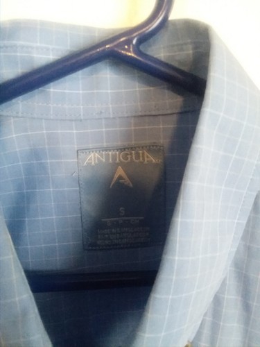 Miami Marlins Florida Baseball Antigua Brand t polo Dress Shirt S Small - Picture 3 of 3