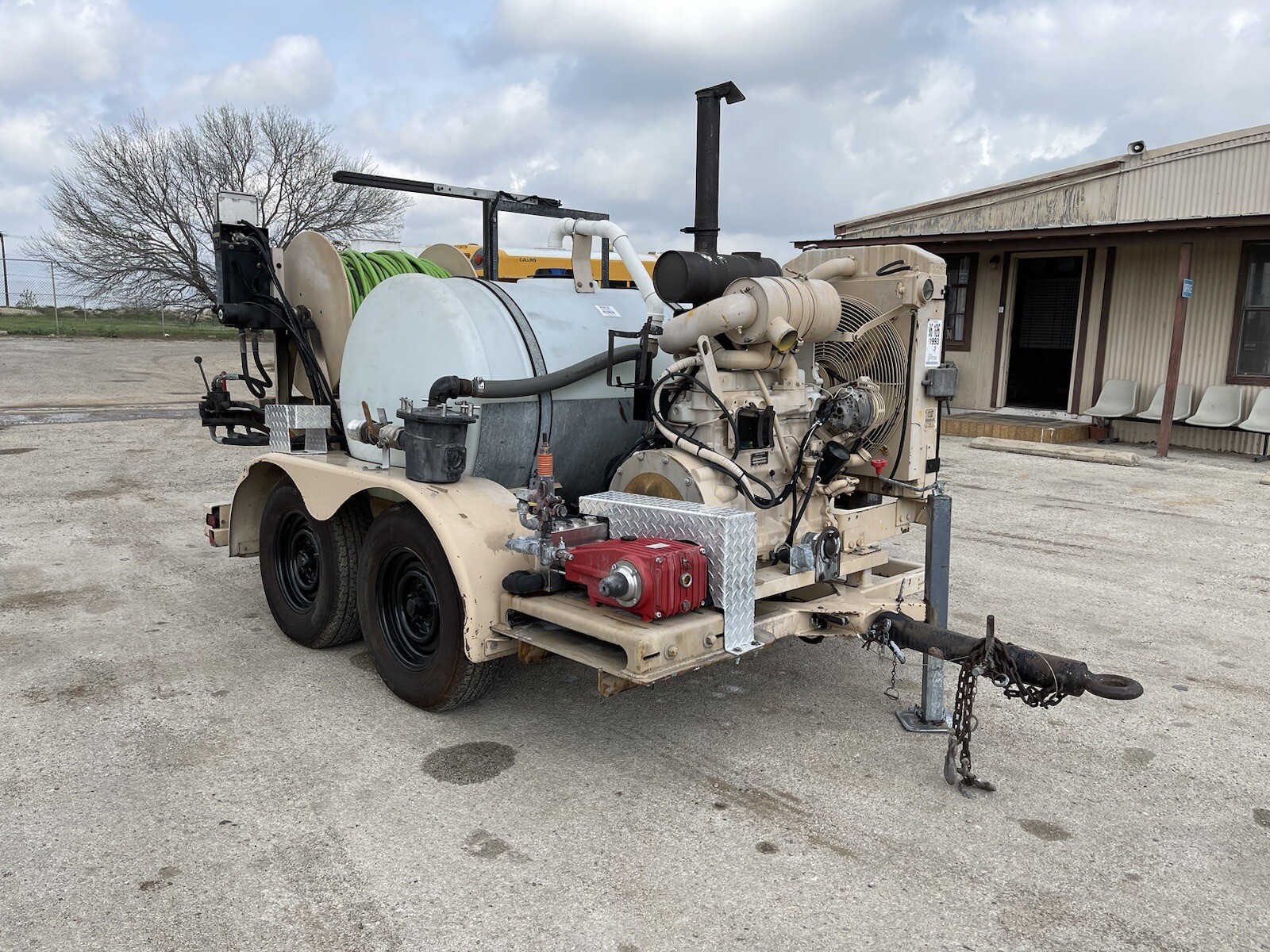 1993 HARBEN 4020 DUCT CLEANER JETTER DRAIN CLEANING DEERE DIESEL