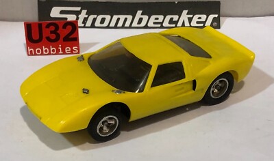 SLOT CAR STROMBECKER Ford GT40 Gelb
