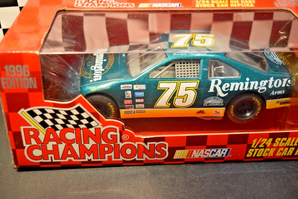 Morgan Shepherd 1996 Racing Champions Remington #75 escala 1:24 Foto 3 de 4