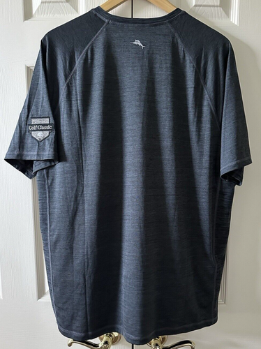 NEU Tommy Bahama IslandZone Delray Crew T-Shirt, Herren Medium, tiefschwarz - Bild 12 von 16