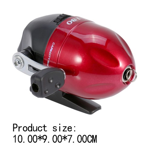 Fishing Reel Shot Fishing Reel Fully Enclosed Spherical Red WT - Picture 3 of 9