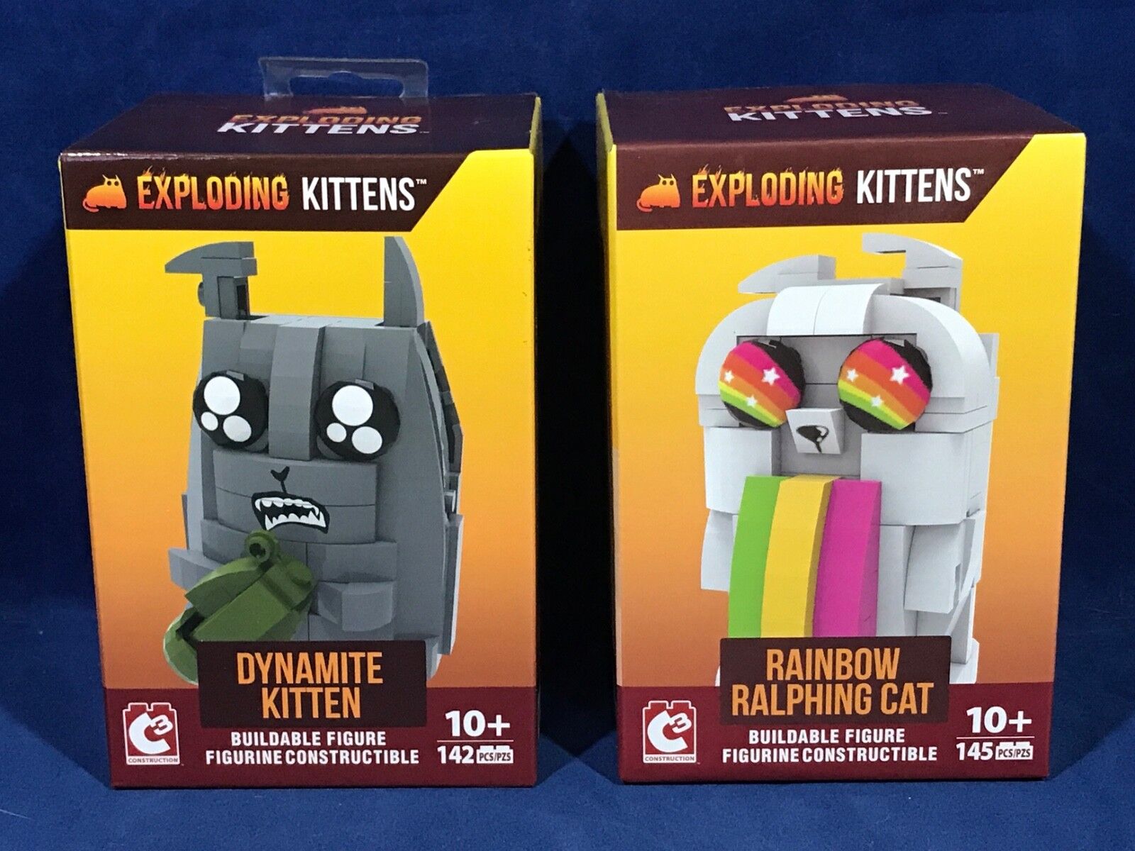 3 EXPLODING KITTENS Collector C3 Construction Sets HOUSE SCENE Dynamite RAINBOW Niskie oferty cenowe