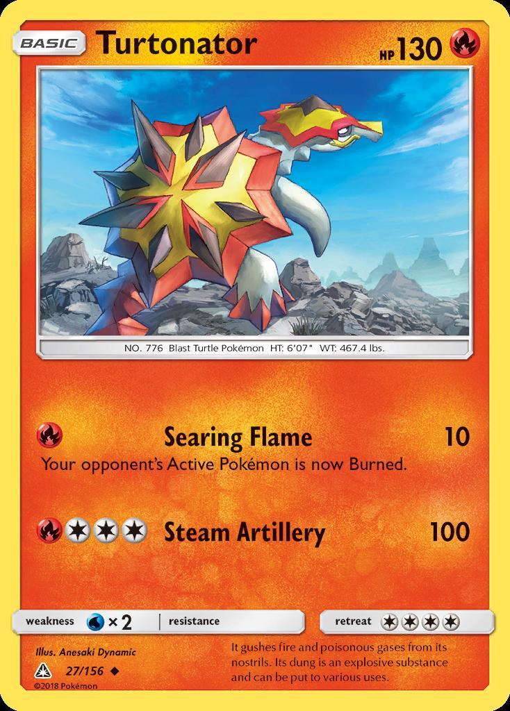 Pokemon Turtonator (27/173) Ultra Prism LP | eBay