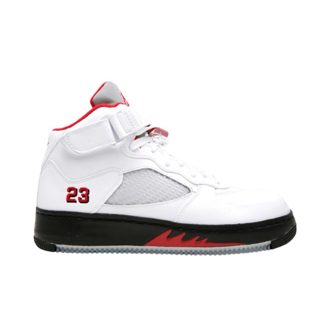 Size 9 - Jordan Fusion 5 White - 318608-161 Sample | eBay