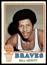 1973-74 TOPPS BILL HEWITT BUFFALO BRAVES #97 NM-MT
